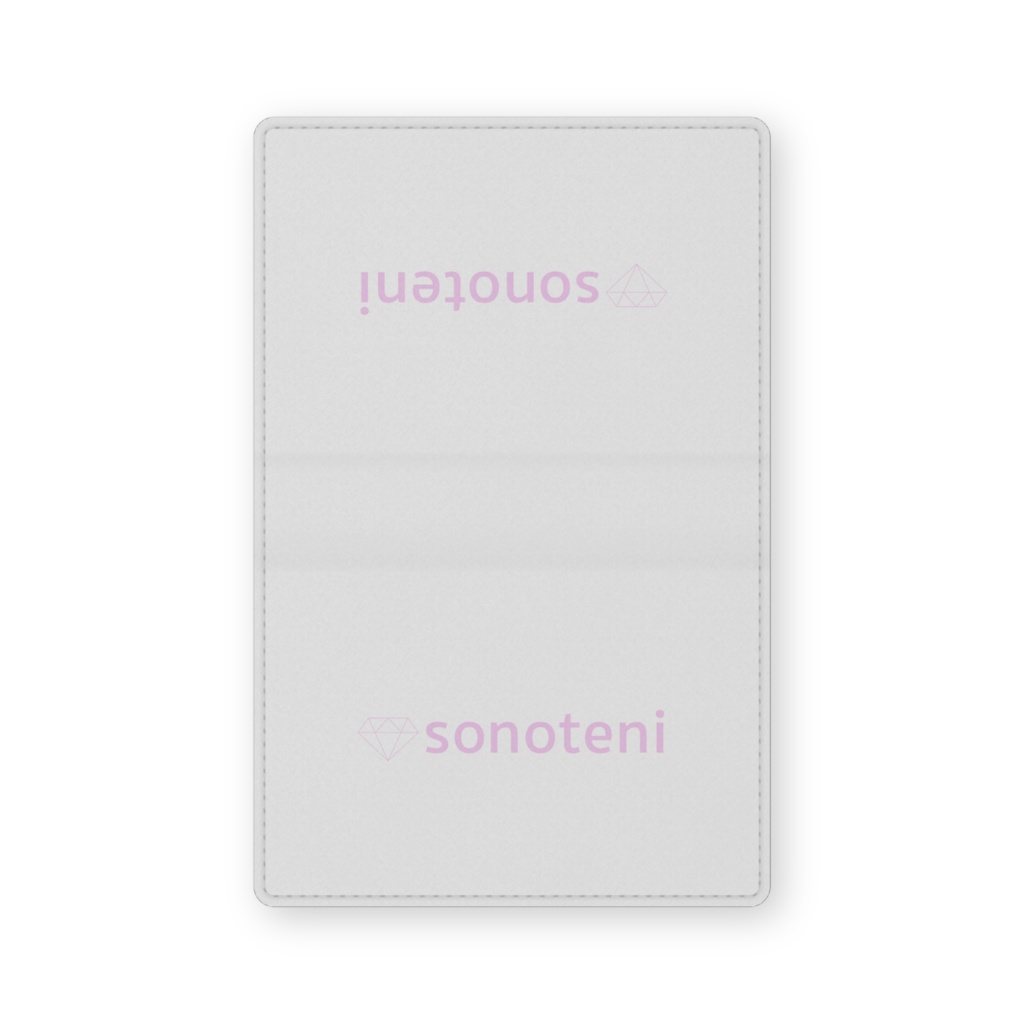 0001 sonoteni ロゴ カードケース 名刺ケース