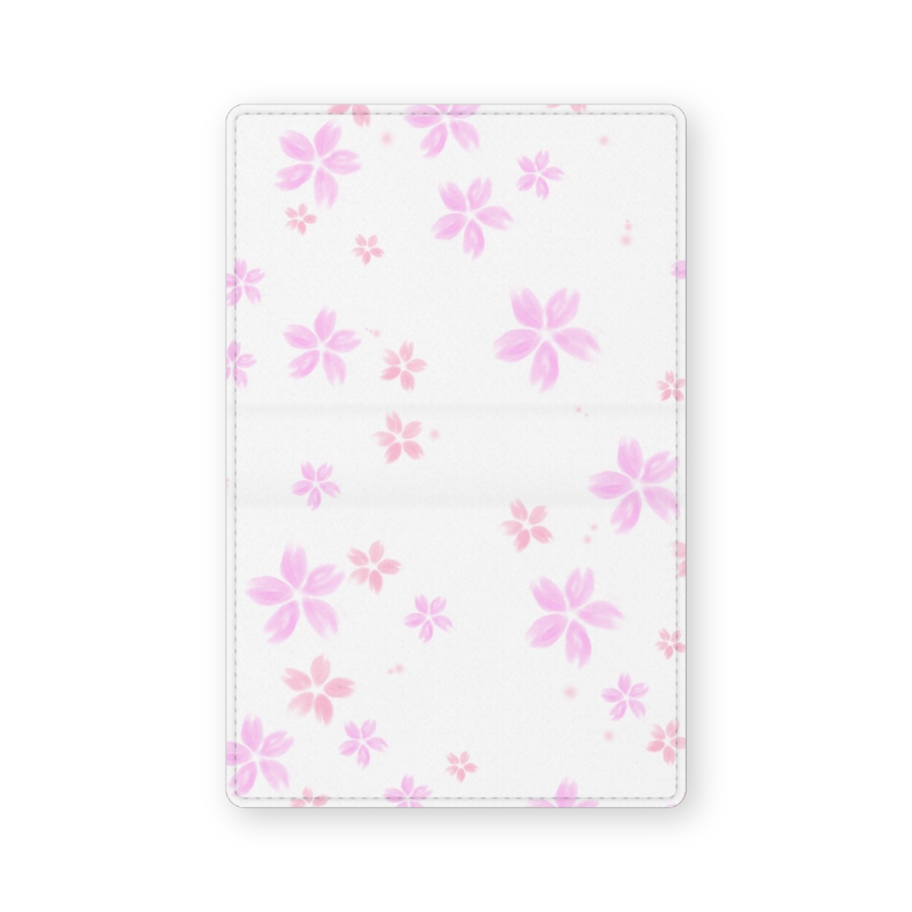 0110　花柄　桜　3　カードケース　名刺ケース
