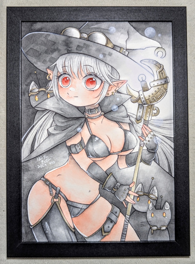 黒い魔女娘