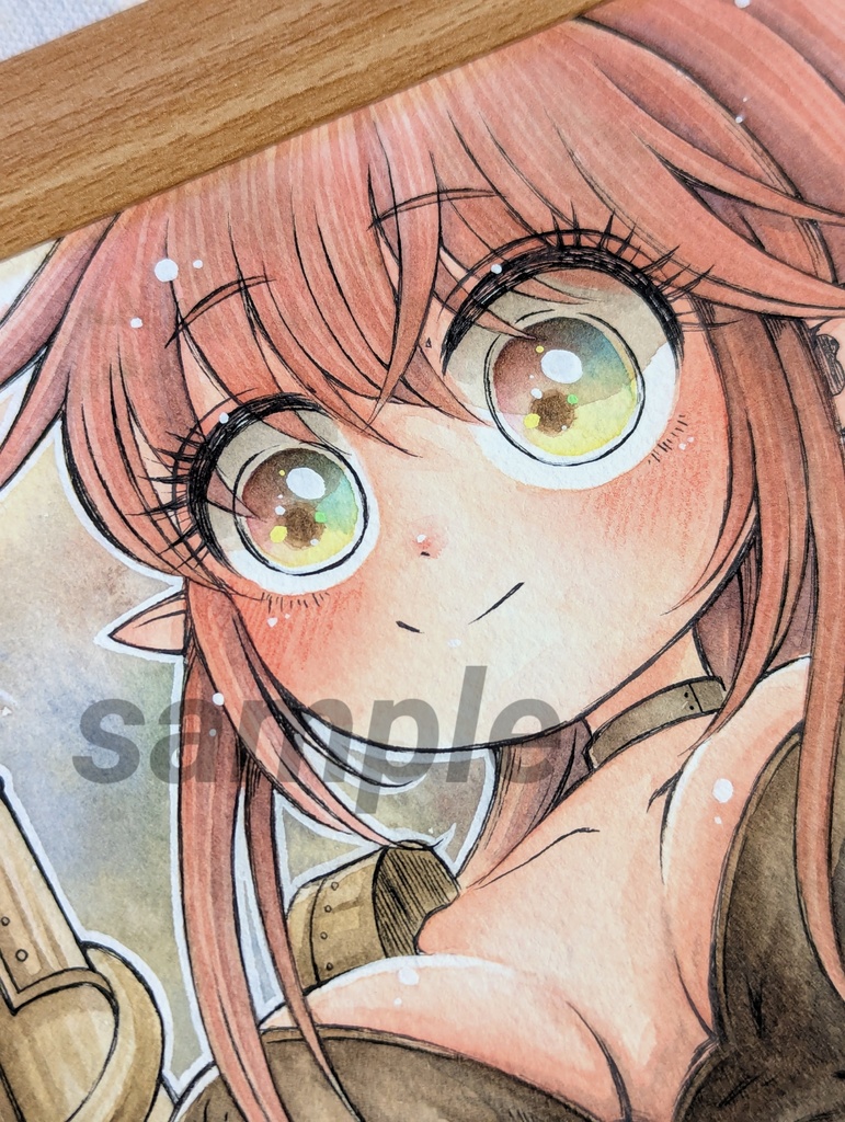 手描きアナログ原画「ガンアームの天使娘2」