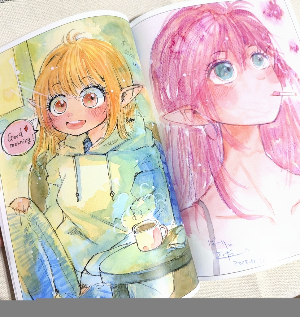 ばーりぃさいだーアナログイラスト作品集2