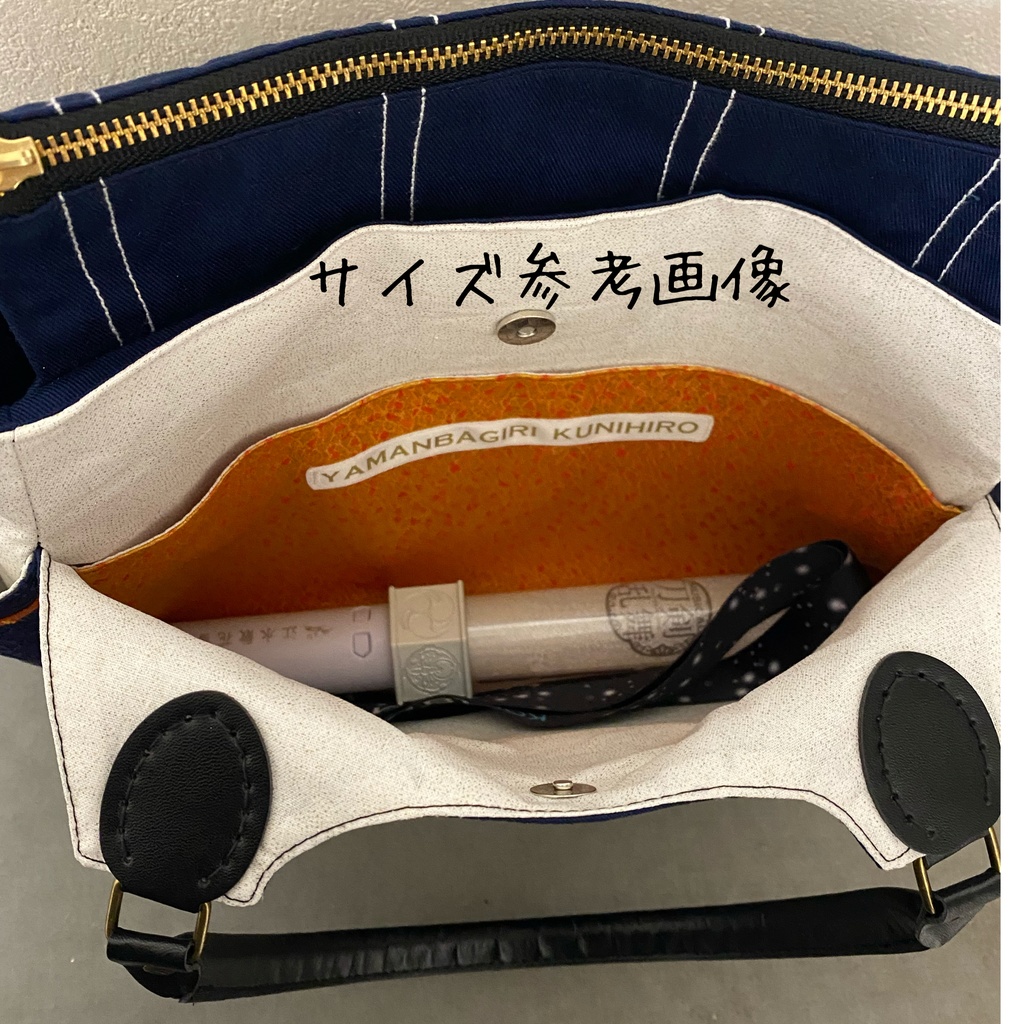 鶴丸国永 陸奥一連ライブイメージ あおりバッグ