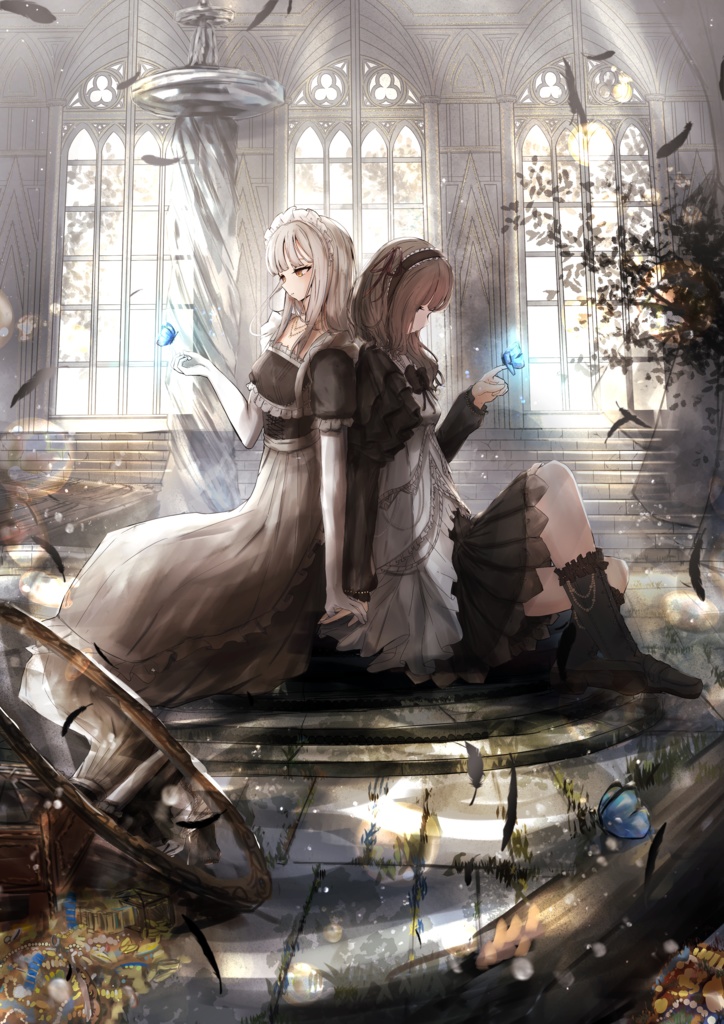 クリアファイル - ゴシック百合裏表