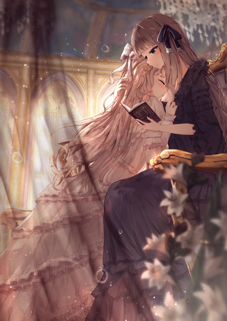 クリアファイル - ゴシック百合裏表