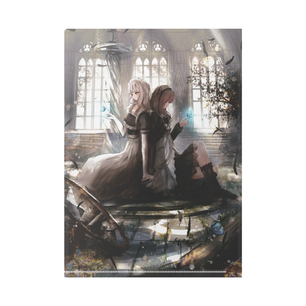 クリアファイル - ゴシック百合裏表