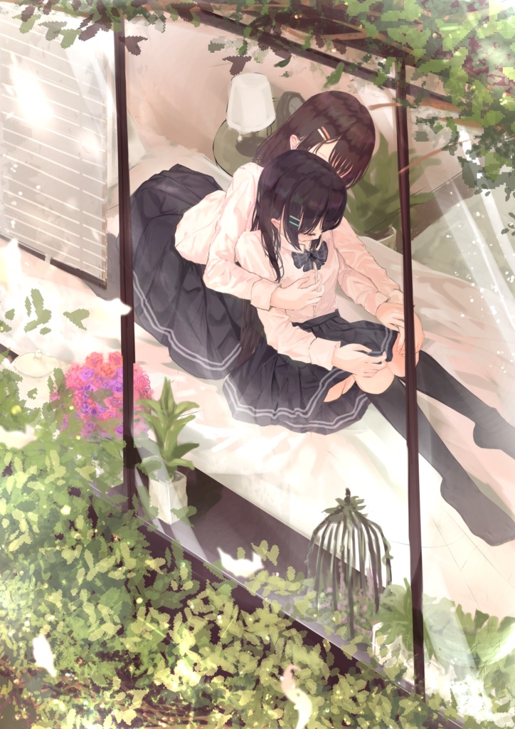 百合ミニ缶バッジ25mm