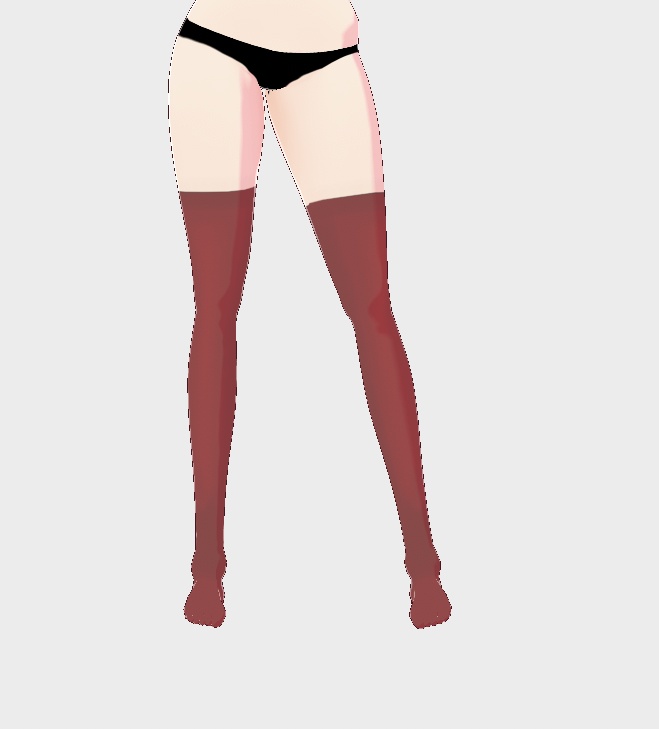 Plain color vroid socks variety