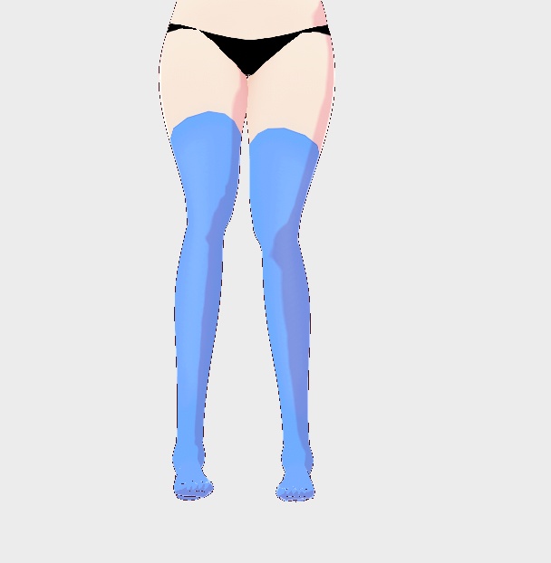 Plain color vroid socks variety