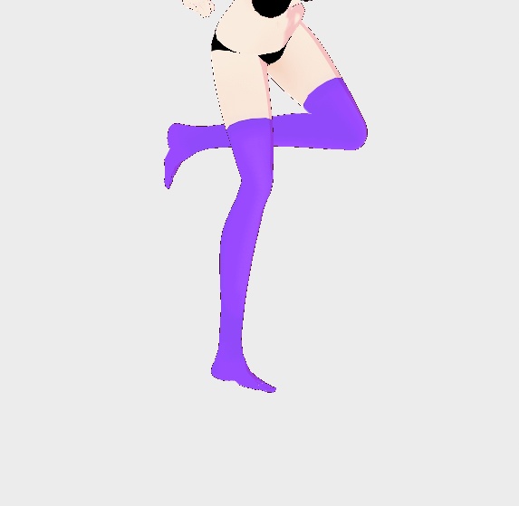 Plain color vroid socks variety