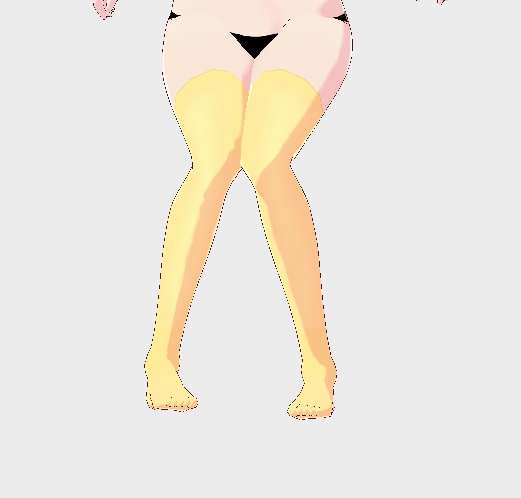 Plain color vroid socks variety