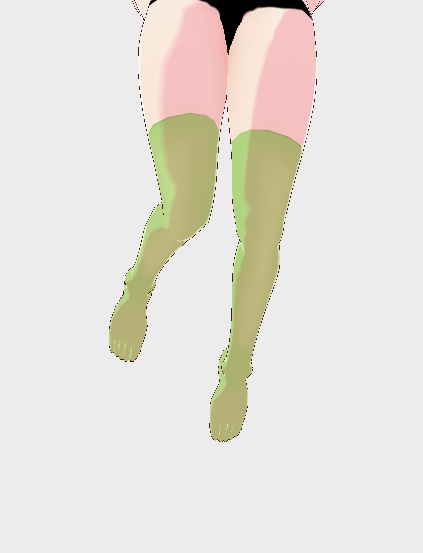 Plain color vroid socks variety