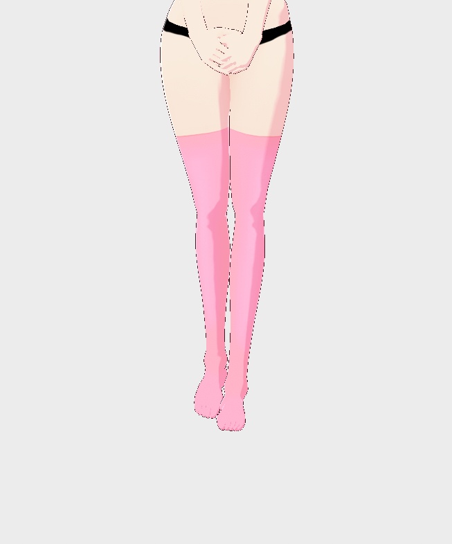 Plain color vroid socks variety