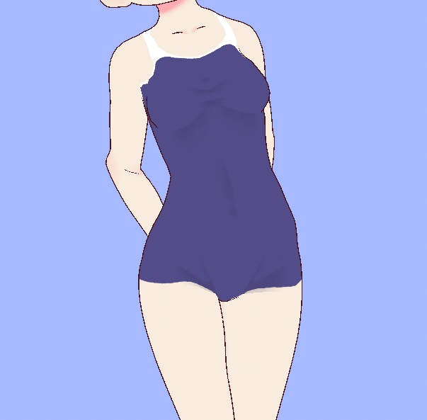 vroid school swimsuit