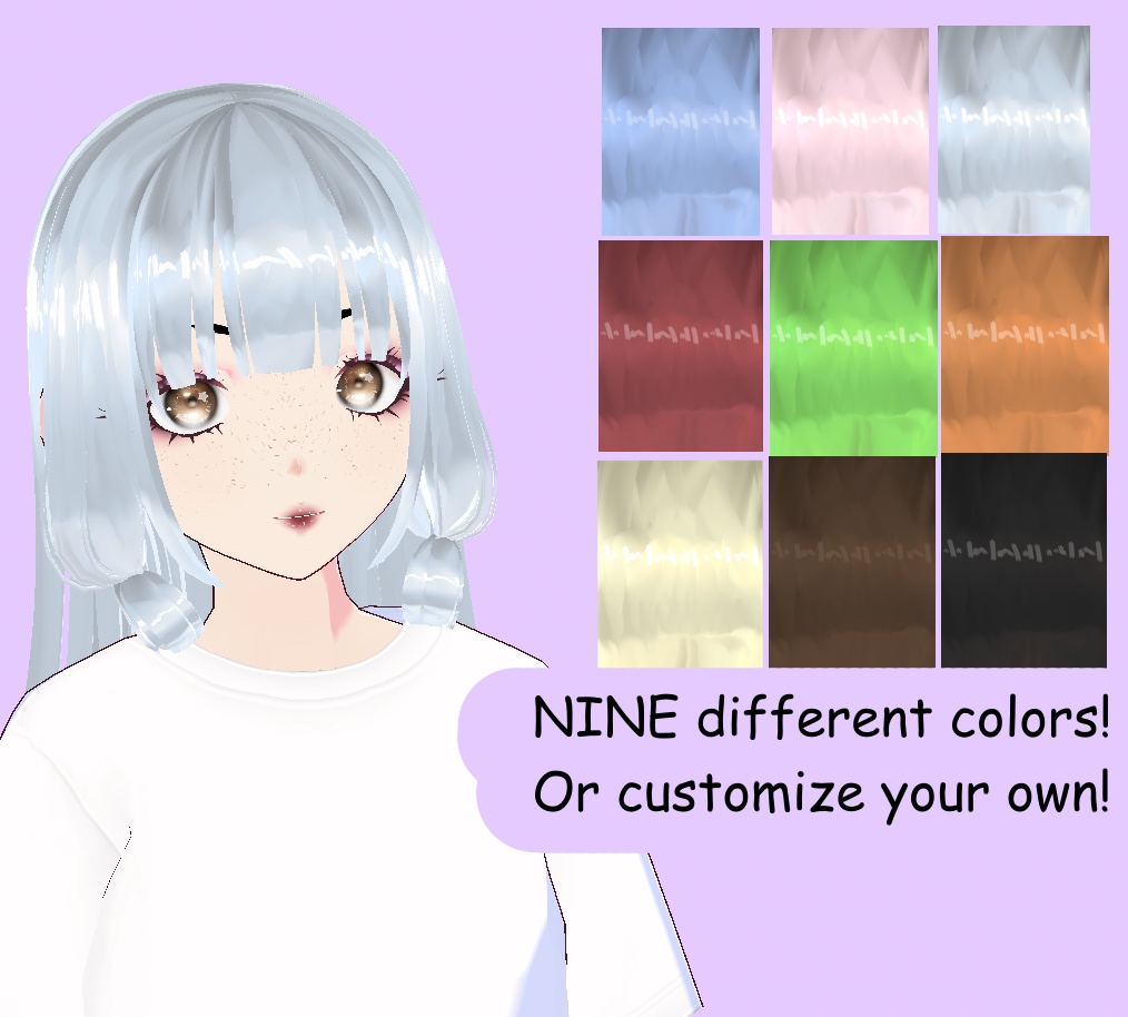 Hair texture 1 for vroid 