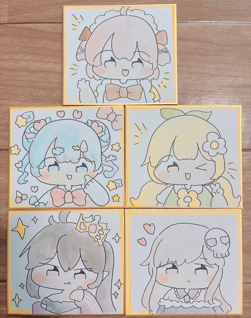 【電脳もちもち祭り】色紙追加です！🌟