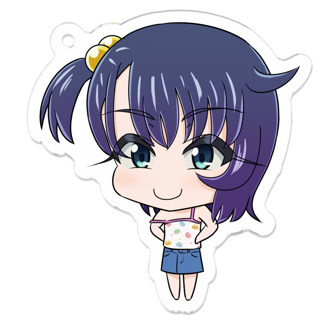 【和ちゃん】 SDアクリルキーホルダー(50×50mm)