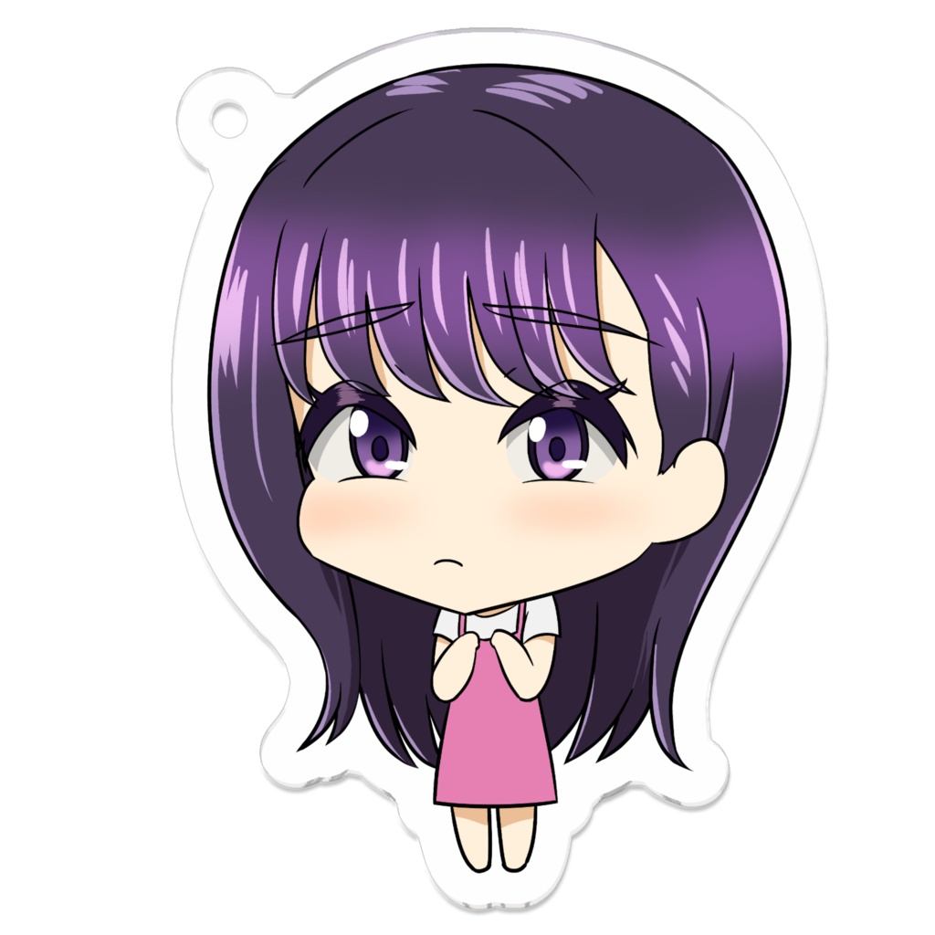 【美蘭ちゃん】 SDアクリルキーホルダー（50×50mm）