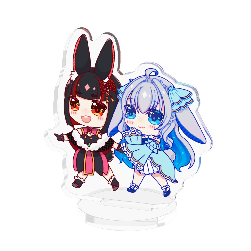 ととりりお出掛けアクスタ