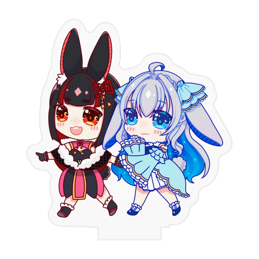 ととりりお出掛けアクスタ