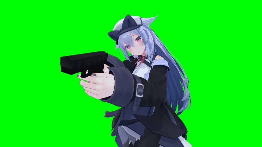 【再配布可能】ループアニメーション【VRC想定AFKなどに(ハンドガンポーズ)】