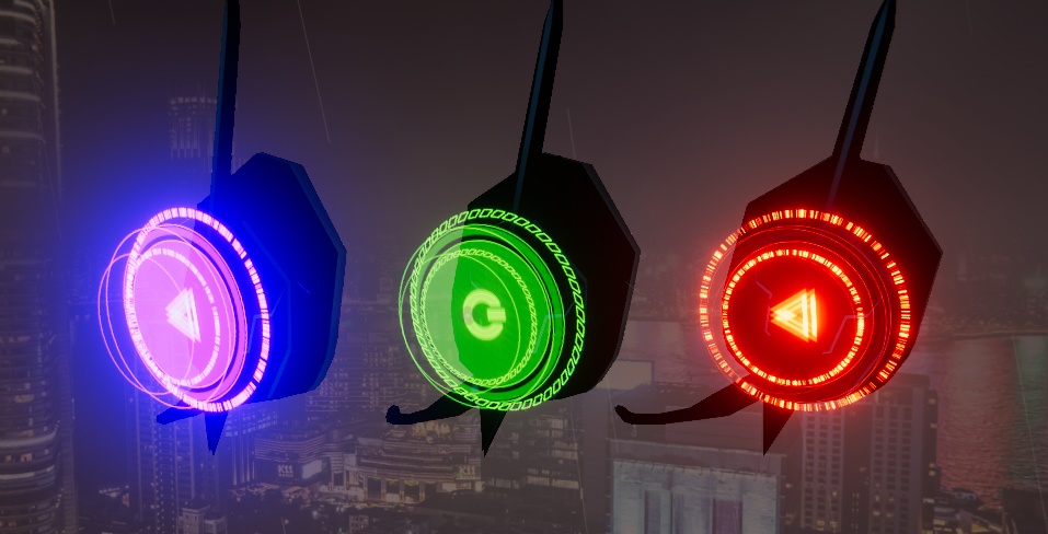 【再配布可能】ホログラムエフェクト アニメーション付【VRC想定】