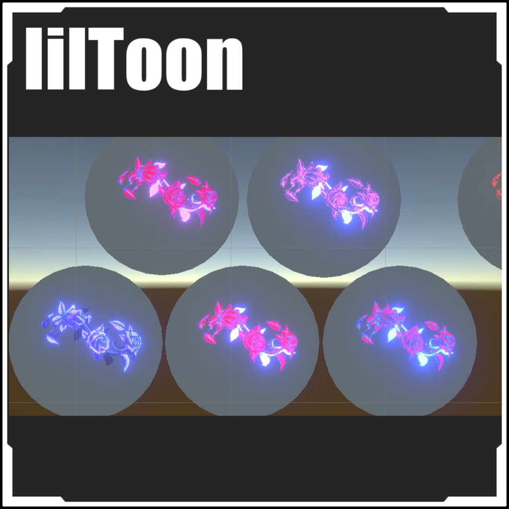 【VRCに簡単導入!】モーションタトゥー(薔薇)【アニメーションデカール】