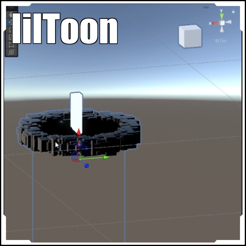 【VRCに簡単導入!】次元の穴から出すステンシルセット【prefabセット付】