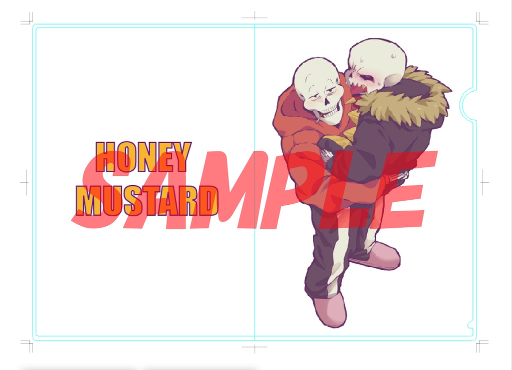 ハニマス　クリアファイル