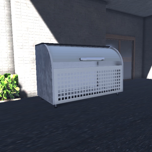 アパートのゴミ箱