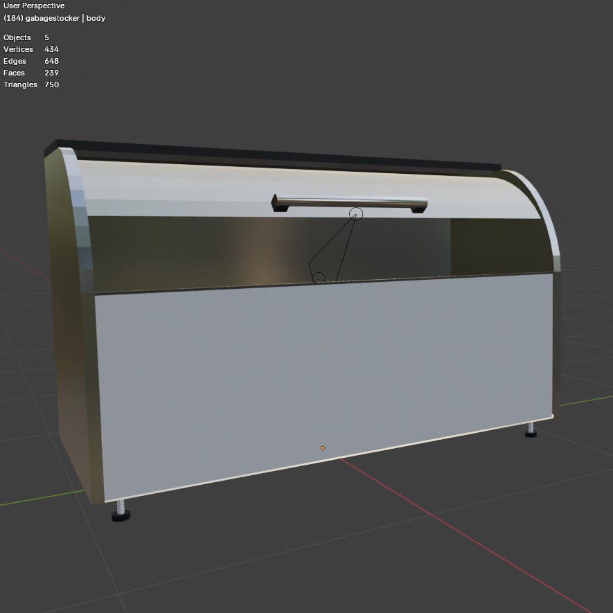 アパートのゴミ箱
