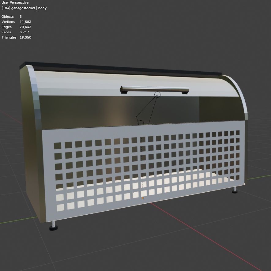 アパートのゴミ箱