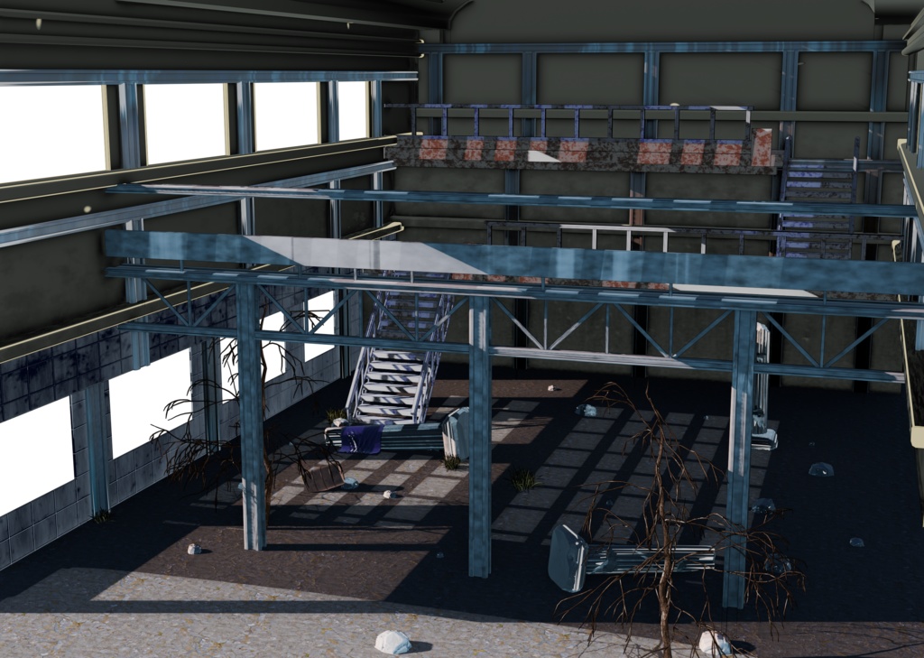 廃墟(建物3Dモデルセット) (Ruins)