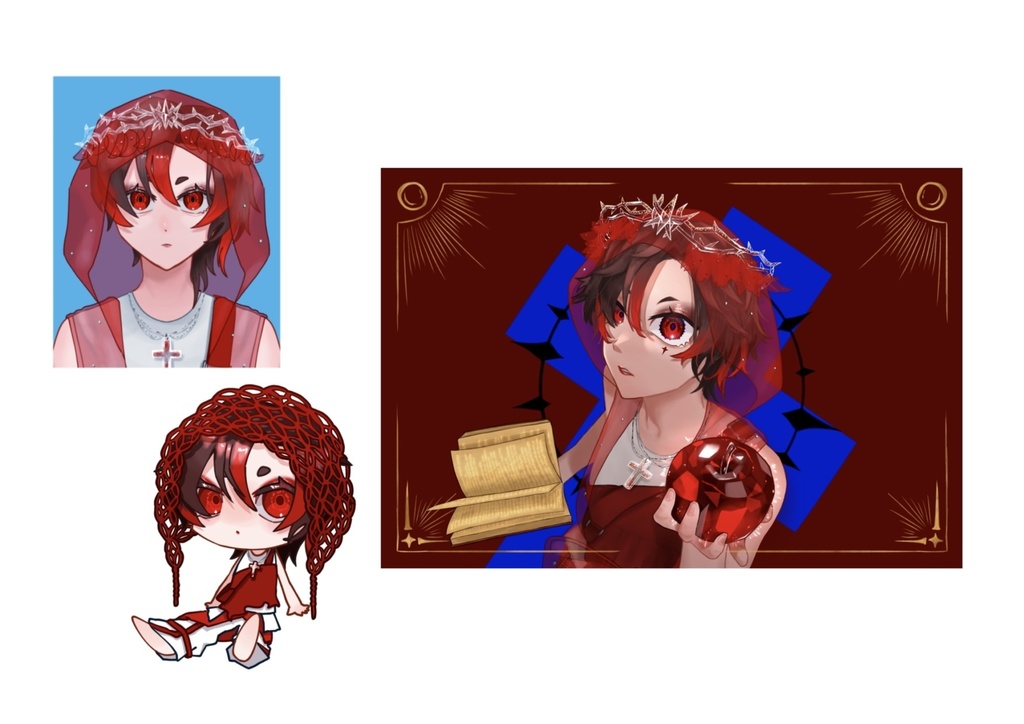 再臨　ステッカー&ポストカードセット