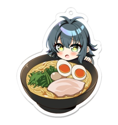 ラーメン手毬アクキー