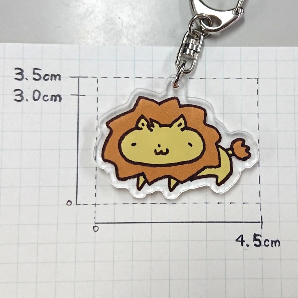 立っているらいおんさん