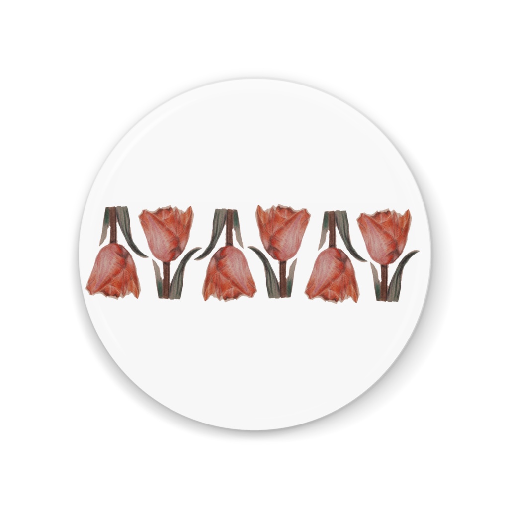 缶ミラー　チューリップ