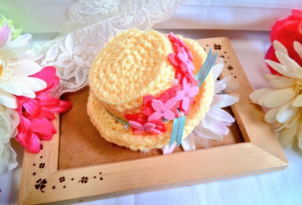 10cmぬいサイズのカンカン帽シリーズ