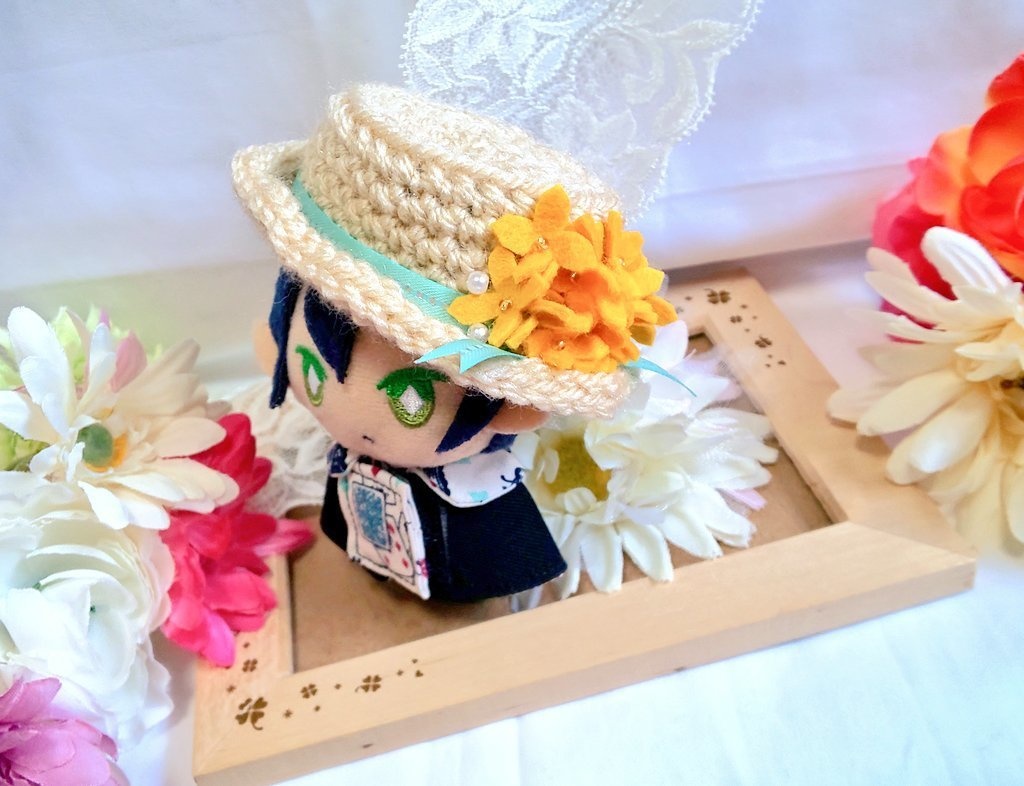 10cmぬいサイズのカンカン帽シリーズ