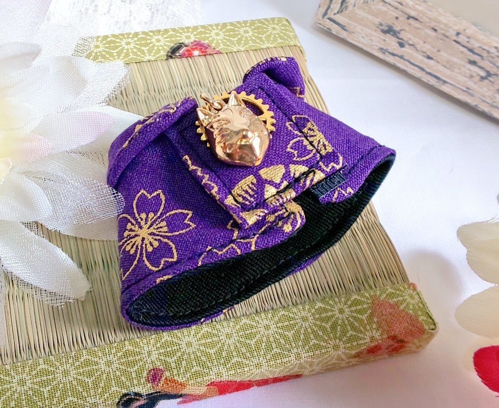 10cmぬいサイズ帽子&ケープセット◆桜紋シリーズ