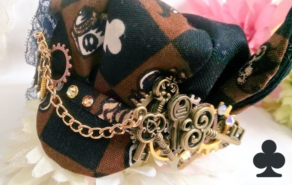 10cmぬいのサイズ帽子&ケープセット◆ブラウンアリスシリーズ