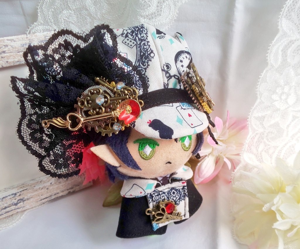 10cmぬいのサイズ帽子&ケープセット◆ゴシックアリスティータイム