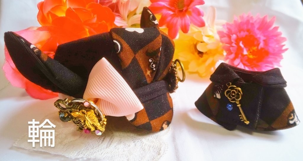 10cmぬいのサイズ◆帽子&ケープセット