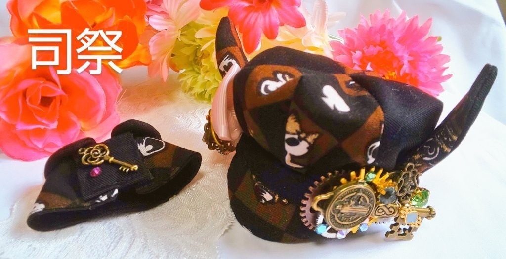 10cmぬいのサイズ◆帽子&ケープセット