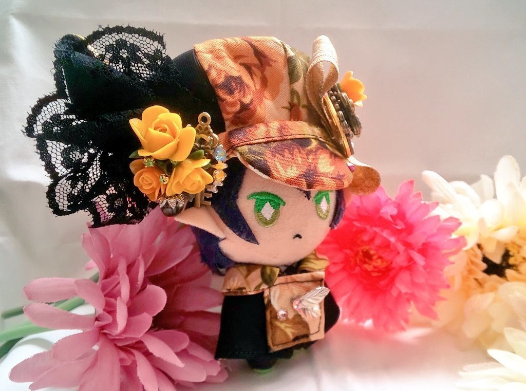 10cmぬいサイズ◆帽子&ケープセット◇セピアローズシリーズ