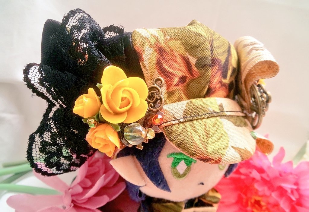 10cmぬいサイズ◆帽子&ケープセット◇セピアローズシリーズ