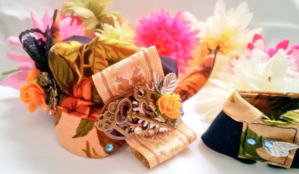 10cmぬいサイズ◆帽子&ケープセット◇セピアローズシリーズ