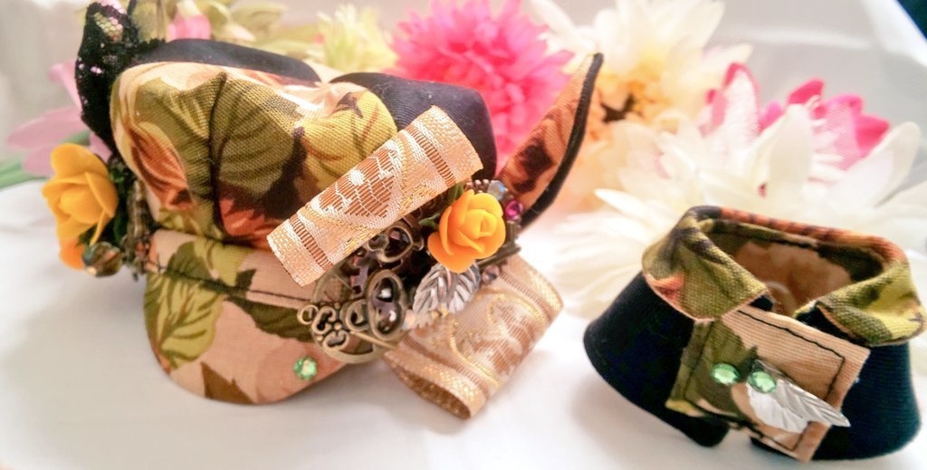 10cmぬいサイズ◆帽子&ケープセット◇セピアローズシリーズ