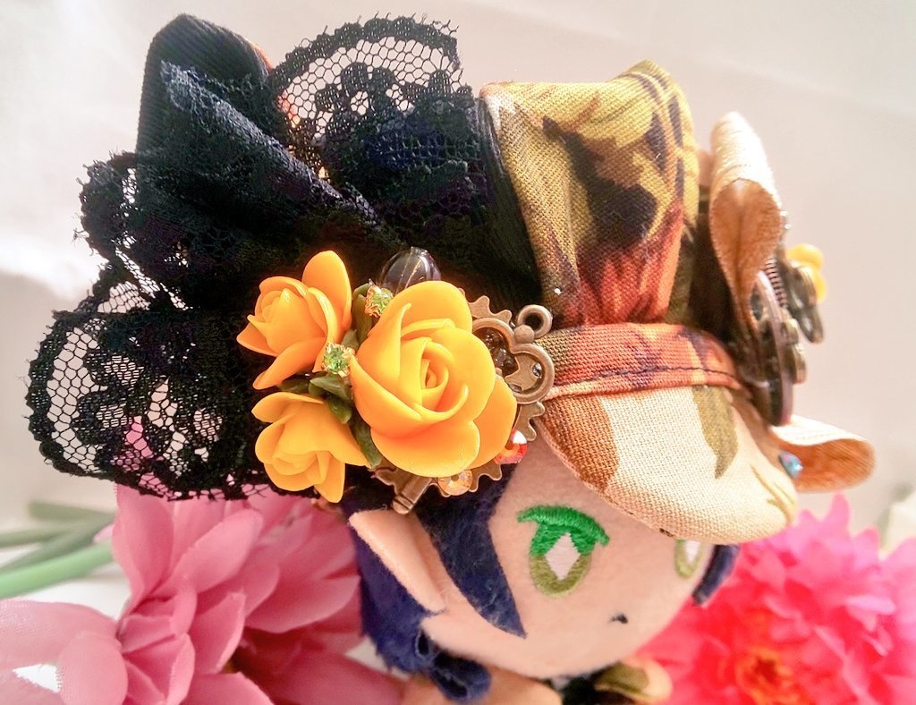 10cmぬいサイズ◆帽子&ケープセット◇セピアローズシリーズ