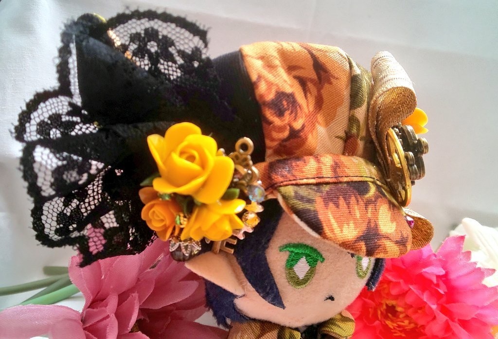 10cmぬいサイズ◆帽子&ケープセット◇セピアローズシリーズ