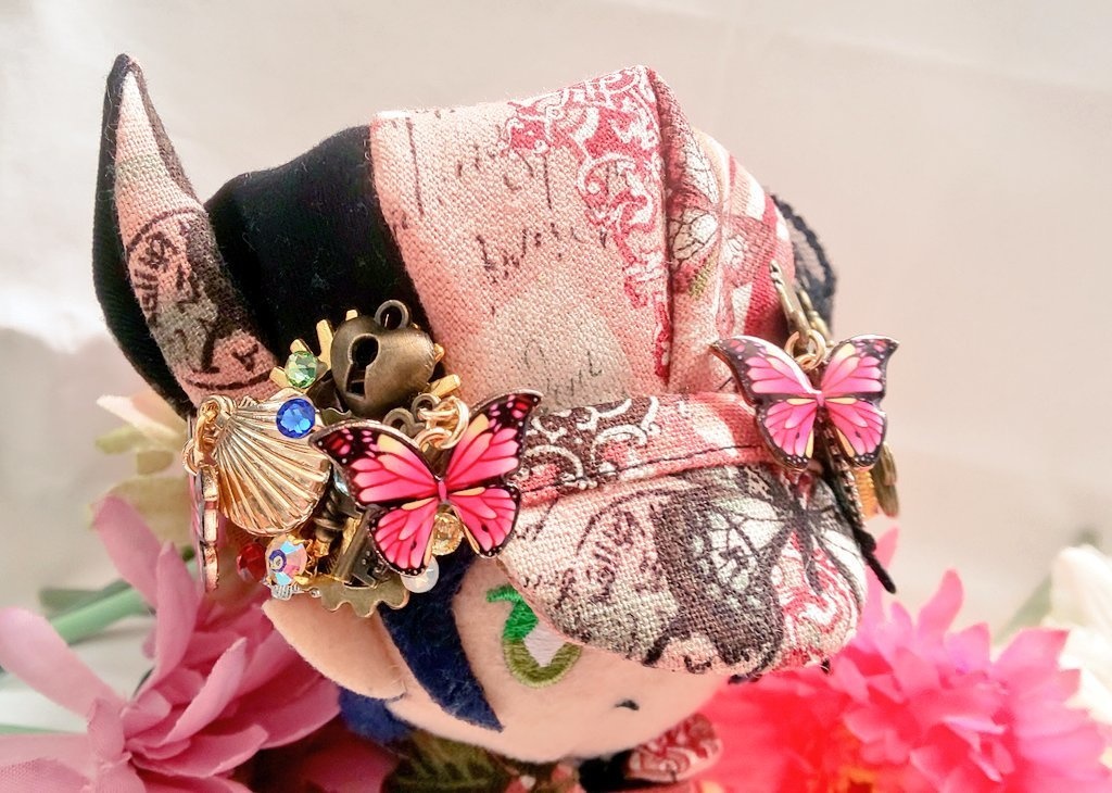 10cmぬいサイズ◆帽子&ケープセット◇ローズガーデンシリーズ